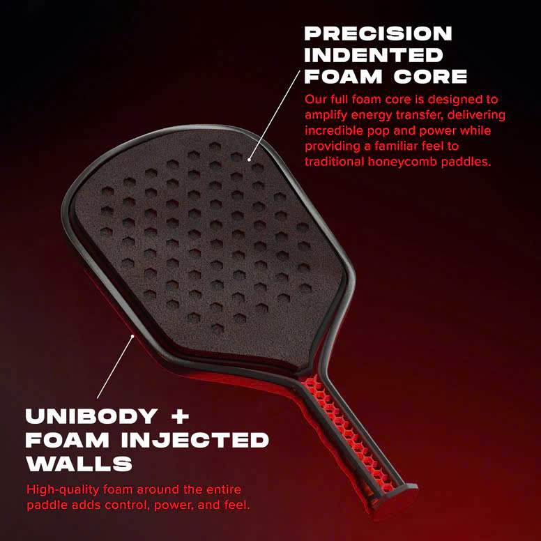 Vợt Pickleball Vatic Pro V-Sol Power - Flash (16mm) (SH&LH) - Hình ảnh 4